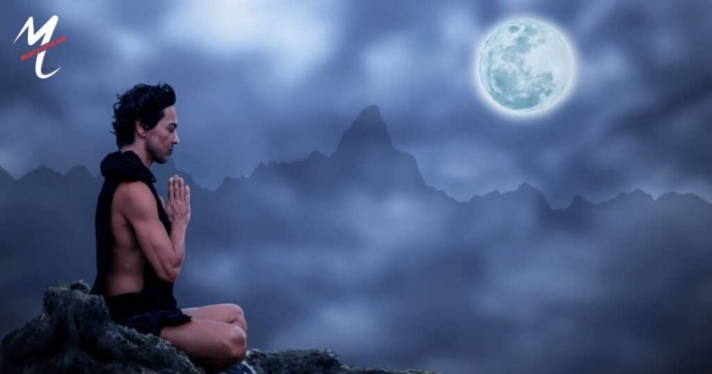 How do you meditate during a full moon?